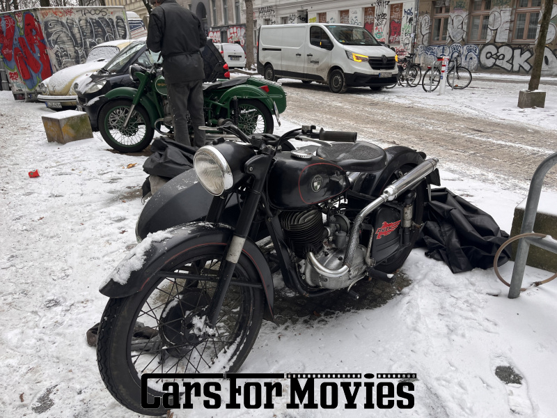 CarsForMovies | Puch TF 250  1953 Österreich Schwarz Schwarz Zivilfahrzeug Motorrad Berlin 7629 beiwagen gespann